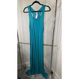 Stylish XL Aqua Maxi Dress by American Twist